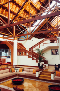 The Leela Kovalam's elegant interiors