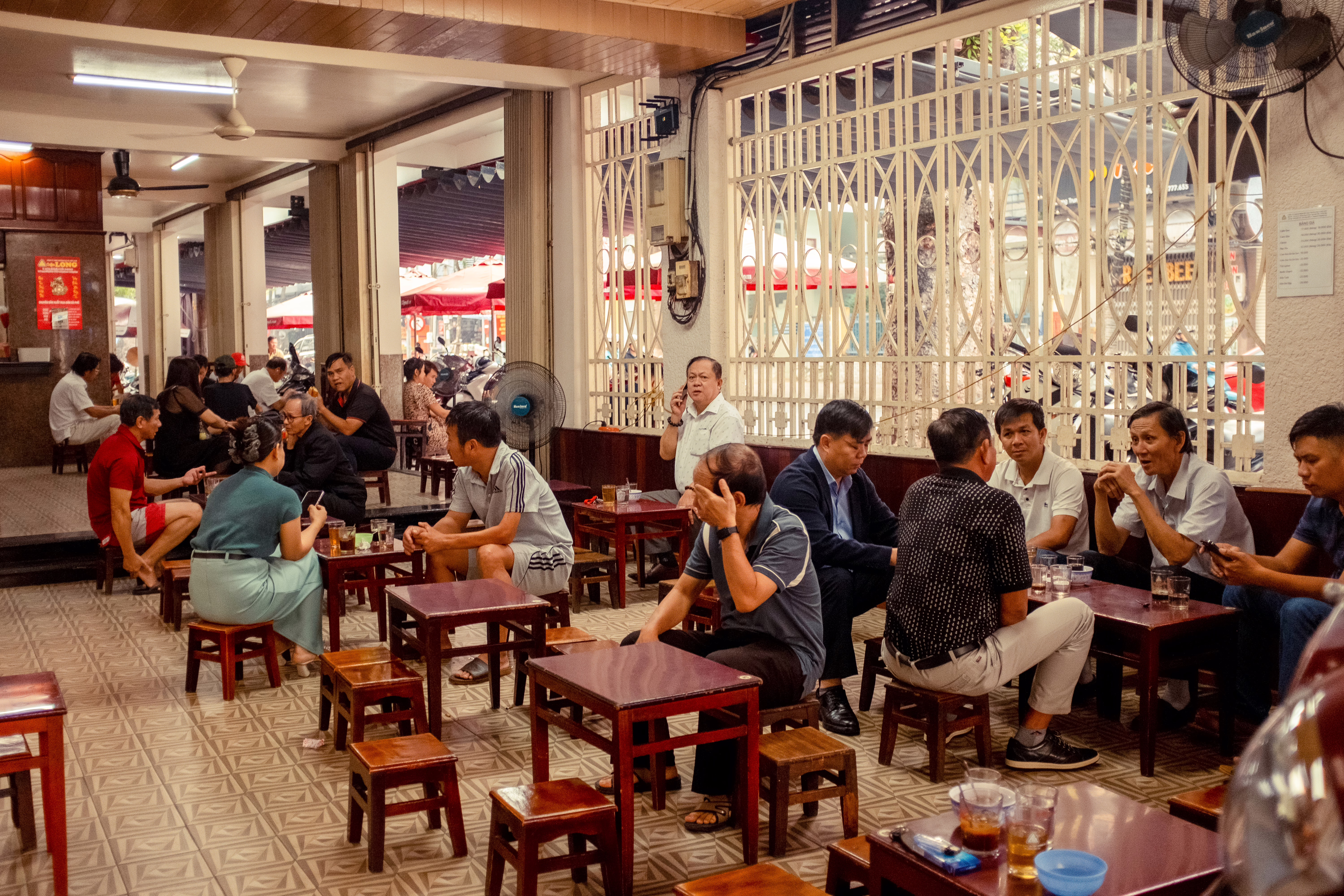 Long Coffee’s classic cà phê sua đá is a must-try.