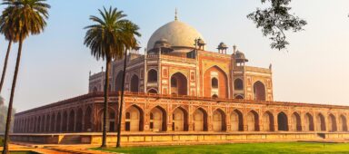 Humayun's Tomb main view in New Delhi
