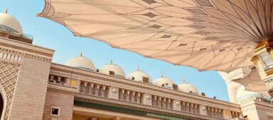 Masjid Al-Nabawi located in the city of Madinah