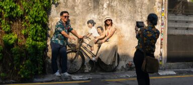 Ernest Zacharevic’s Children on a Bicycle