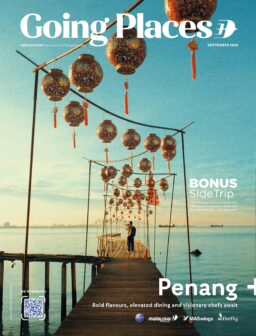 Penang boardwalk on the cover of Going Places magazine